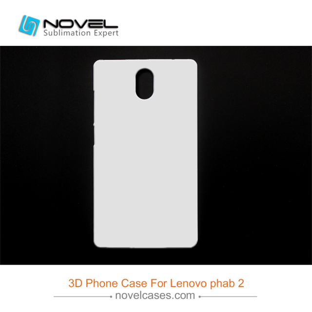 For Lenovo Phab2 Sublimation Blank 3D Plastic Phone Case Cover