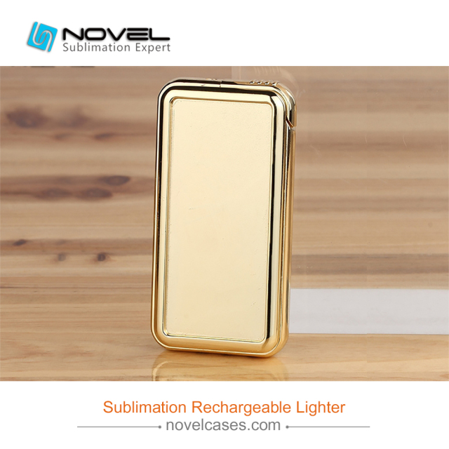 High Quality Sublimation Dual Charging USB Lighter, DIY Sublimation Lighter