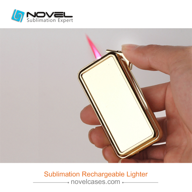 High Quality Sublimation Dual Charging USB Lighter, DIY Sublimation Lighter