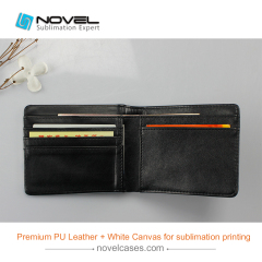 DIY Sublimation Blank Bi-Fold Wallet for Men