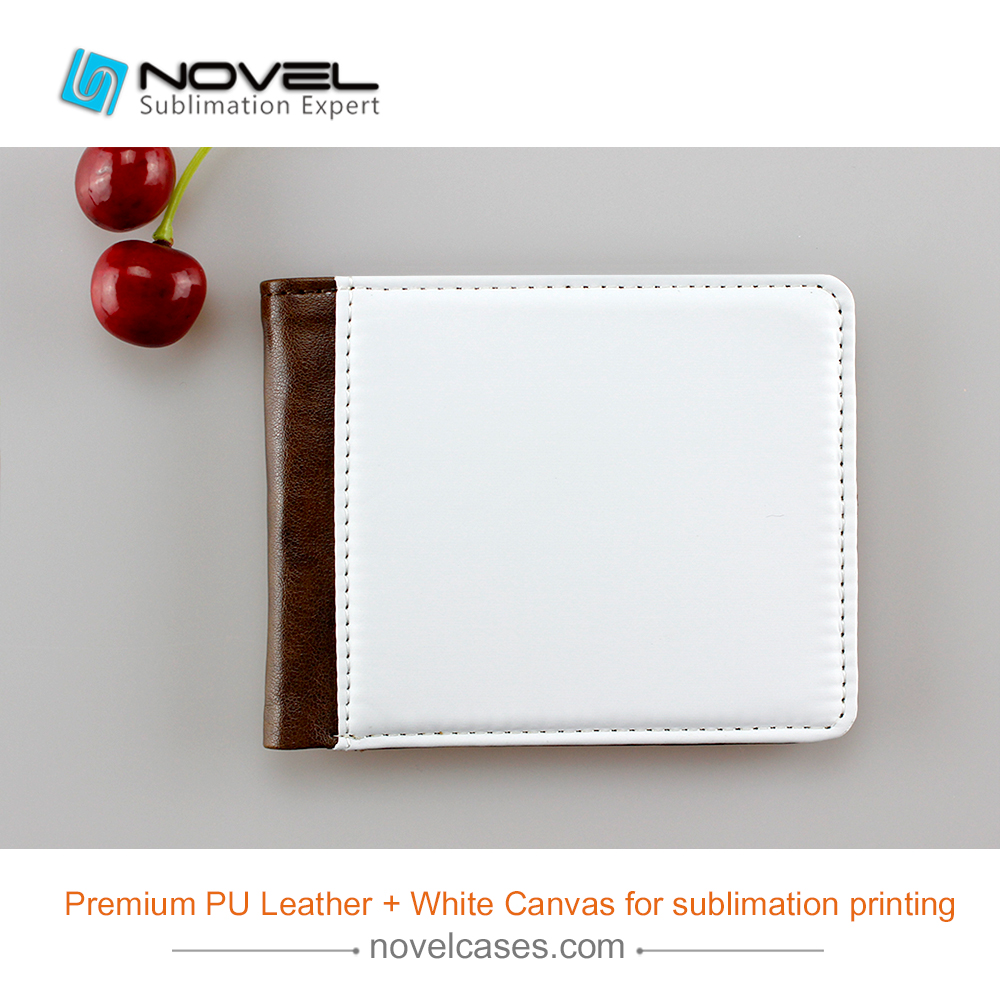 DIY Sublimation Blank Bi-Fold Wallet for Men