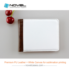 DIY Sublimation Blank Bi-Fold Wallet for Men