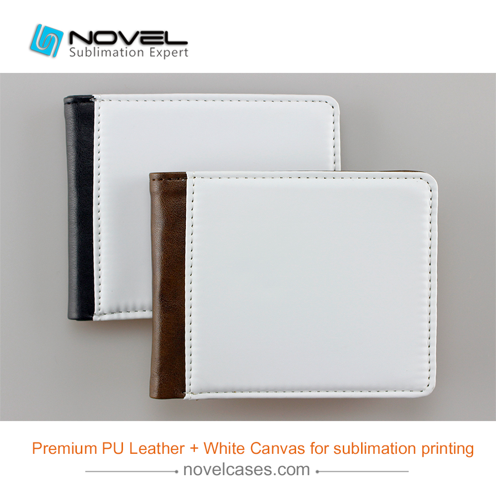 DIY Sublimation Blank Bi-Fold Wallet for Men