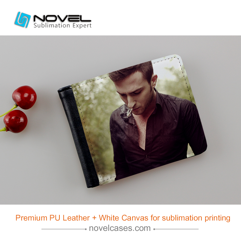 DIY Sublimation Blank Bi-Fold Wallet for Men