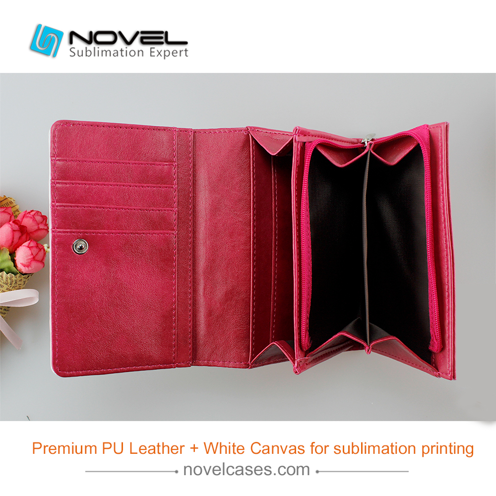 Sublimation Short Design Ladies Wallet Purse