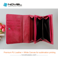 New Arrival Sublimation Short Design Wallet for Lady