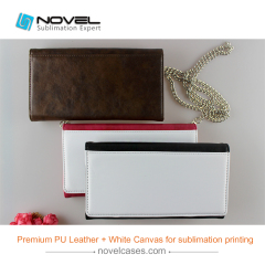 DIY Sublimation Dual-Used Leather Bag for Lady, Popular Sublimation Women Bag