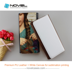 Premium PU Leather Tri-Fold Wallet For Women With Blank Canvas For Sublimation Printing