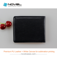 DIY Sublimation Blank Bi-Fold Wallet for Men