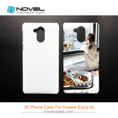 For Huawei Enjoy 6s Sublimation 3D Plastic Blank Cell Phone Shell