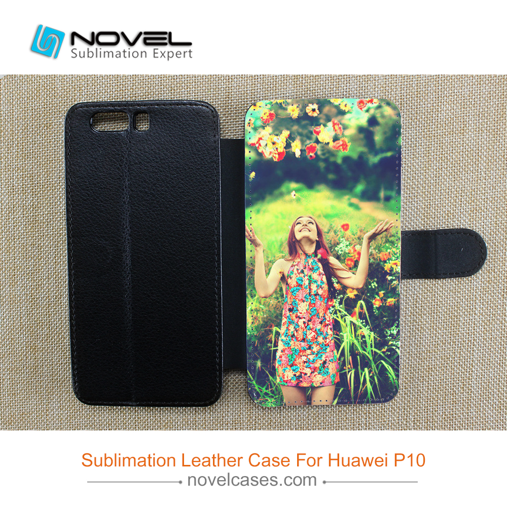 For Hauwei P10 DIY Sublimation PU Leather Phone Shell