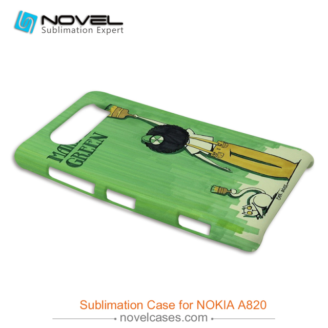 Factory Price 3D Sublimation Phone Cover for Nokia A820