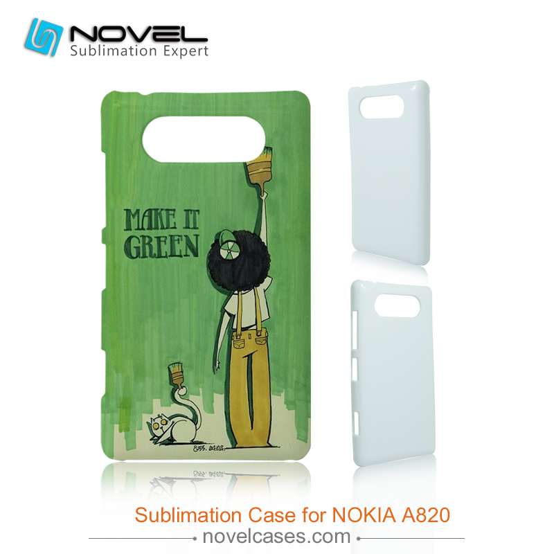Factory Price 3D Sublimation Phone Cover for Nokia A820