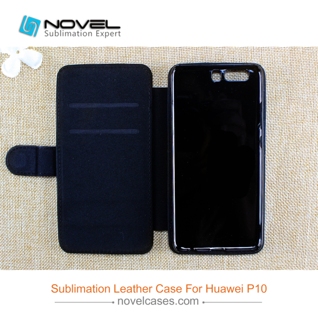 For Hauwei P10 DIY Sublimation PU Leather Phone Shell