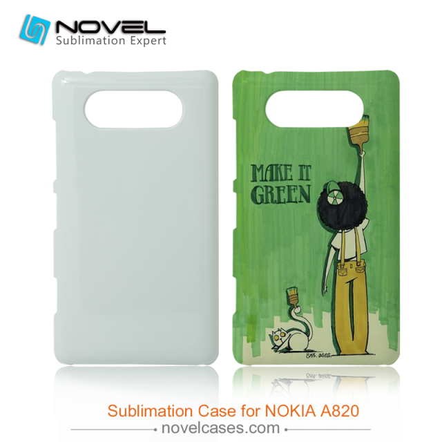 Factory Price 3D Sublimation Phone Cover for Nokia A820
