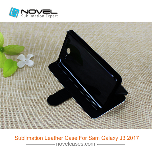 Premium Sublimation Leather Wallet for Sam-Sung Galaxy J3 2017, J320