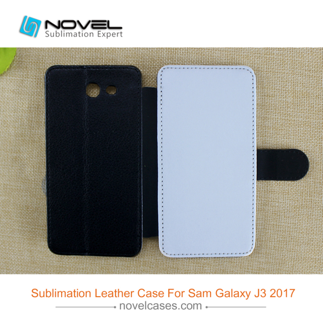 Premium Sublimation Leather Wallet for Sam-Sung Galaxy J3 2017, J320