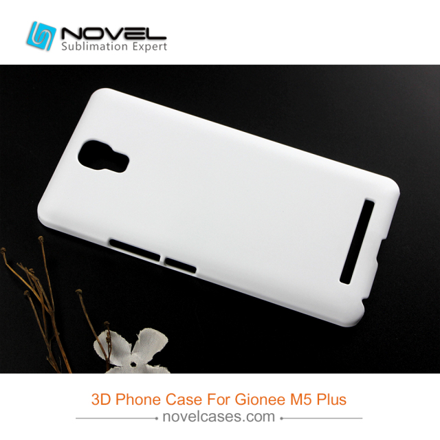 For Gionee M5 Plus Customized 3D Sublimation Plastic Phone Cover