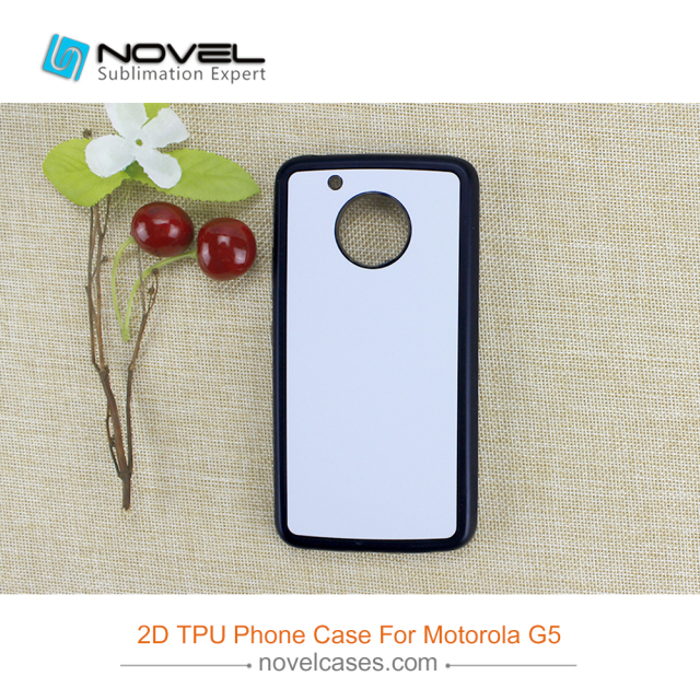 Rubber 2D Sublimation Blank Cell Phone Case For Moto-Rola G5