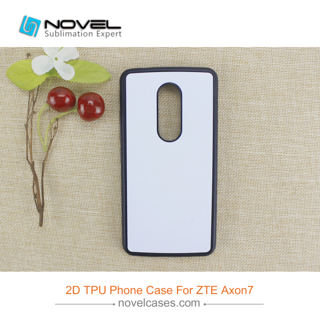 Blank Sublimation Rubber Mobile Phone Cover For ZTE Axon 7