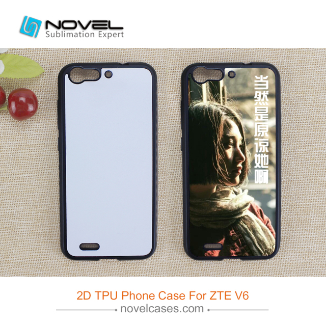 Latest Sublimation 2D TPU Blank Phone Shell For ZTE V6