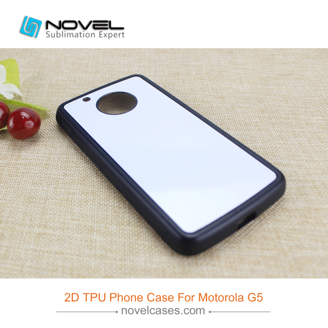 Rubber 2D Sublimation Blank Cell Phone Case For Moto-Rola G5