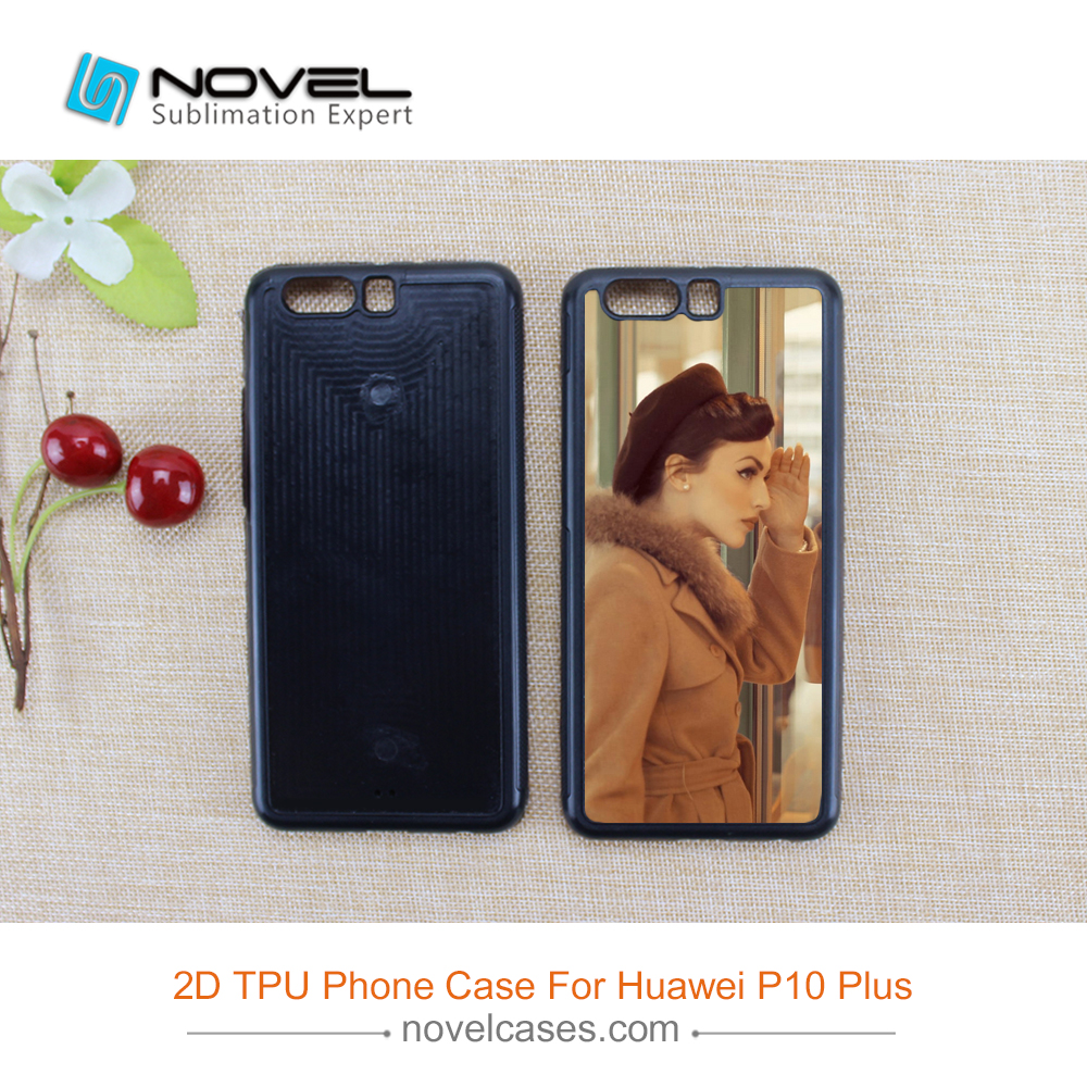 DIY Sublimation Blank 2D TPU Phone Case For Huawei P10 Plus