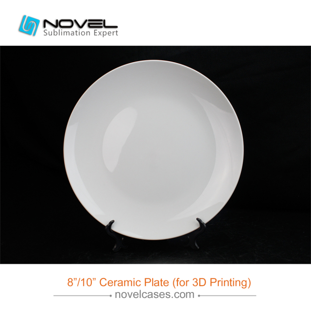 High Quality Sublimation Blank 10&quot; Ceramic White Plate