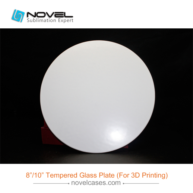 Blank Sublimation 8&quot;Tempered Glass Plate For 3D Printing