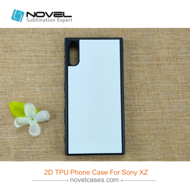 2D Sublimation Blank Rubber TPU Phone Cover For Sony XZ