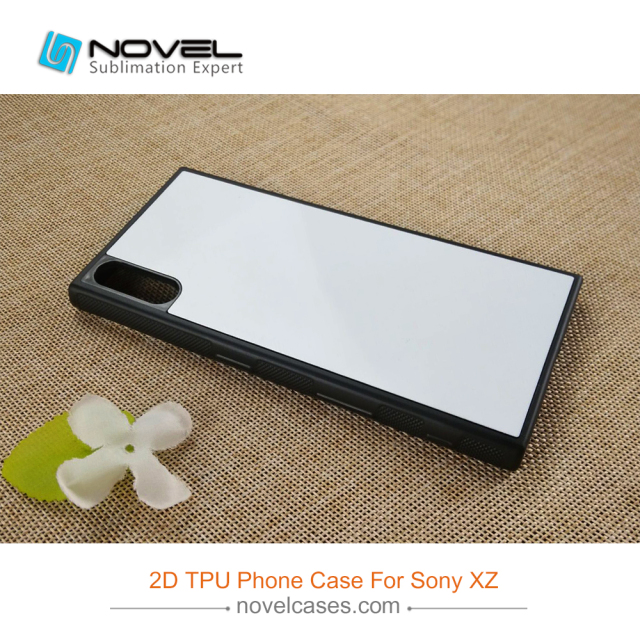 2D Sublimation Blank Rubber TPU Phone Cover For Sony XZ