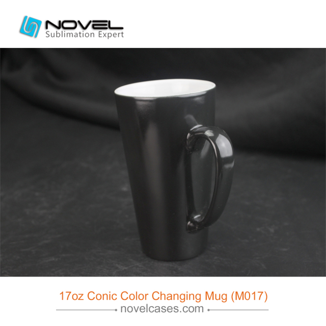 High Quality Sbulimation 17oz Conic Color Changing Mug