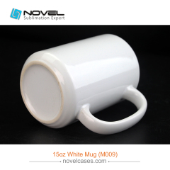 Premium Grade "A" Quality Coated 15oz White Ceramic Mug