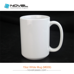 Premium Grade "A" Quality Coated 15oz White Ceramic Mug