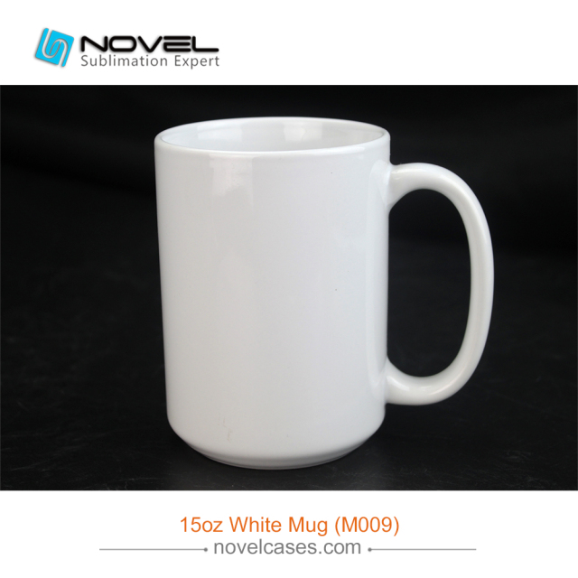 Premium Grade &quot;A&quot; Quality Coated 15oz White Ceramic Mug