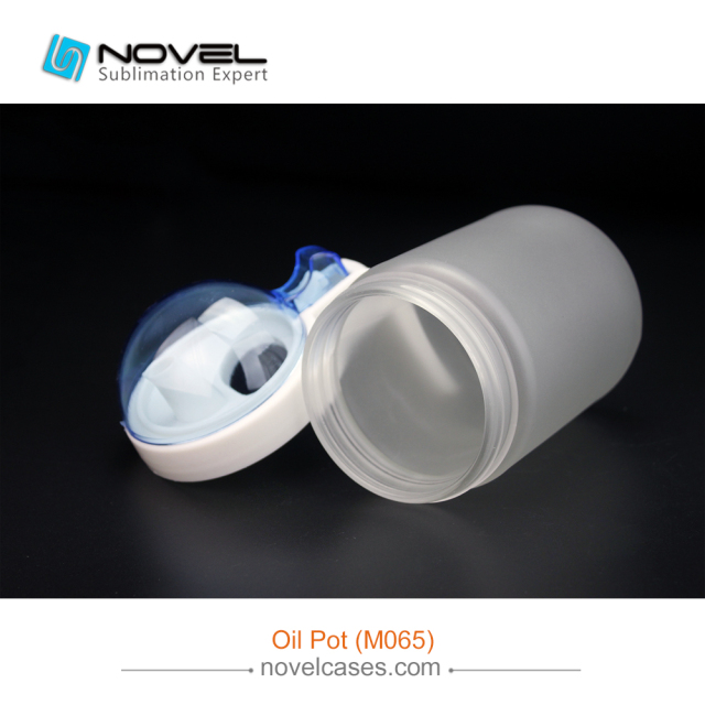 Custom Design Sublimation Blank Clear Glass Oil Pot