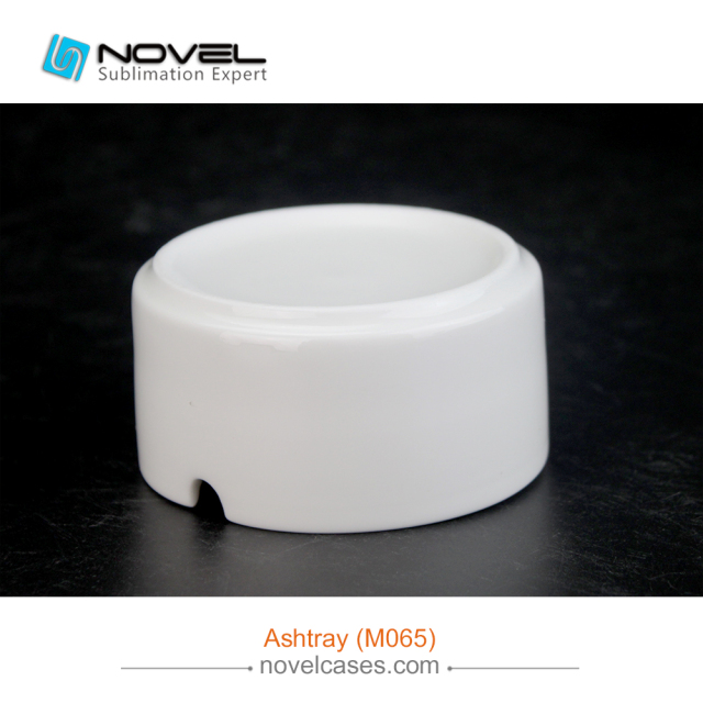 White Sublimation Blank Ceramc Ashtray,Custom Smoke Ashtray