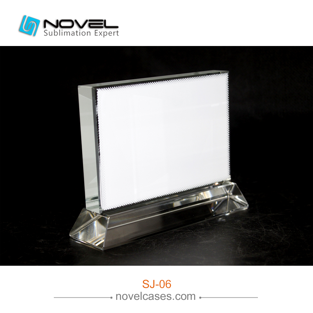 Sublimation Coating Blank Crystal Horizontal Rectangle, Horizontal T Shaped Wedding Gift Crystal SJ-06