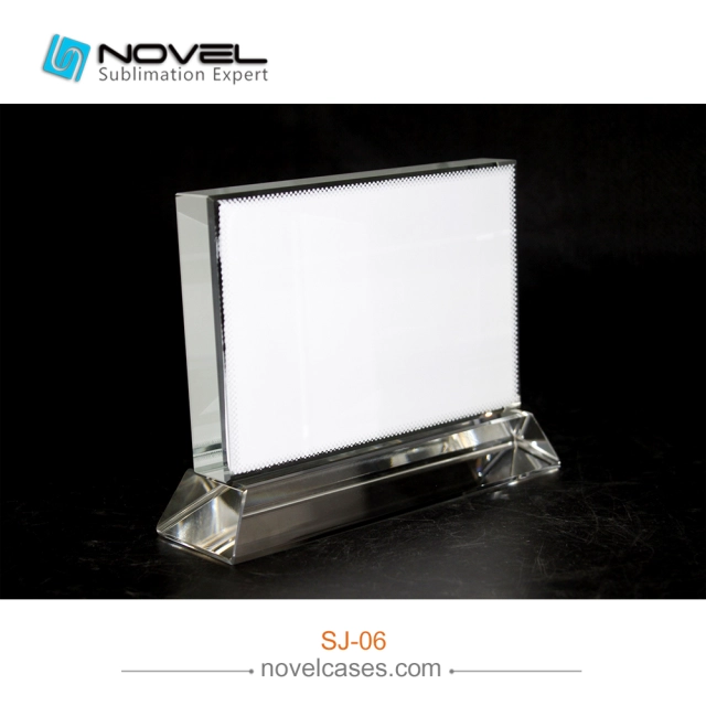 Sublimation Coating Blank Crystal Horizontal Rectangle, Horizontal T Shaped Wedding Gift Crystal