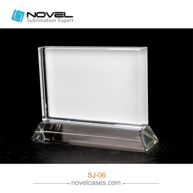 Sublimation Coating Blank Crystal Horizontal Rectangle, Horizontal T Shaped Wedding Gift Crystal