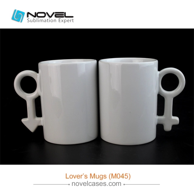 10oz Sublimation White Couple Mug,Love's Cup