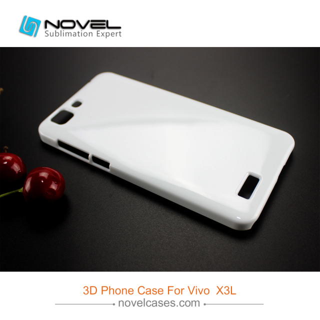 For Vivo  X3L Plastic 3D Sublimation Blank Phone Cover