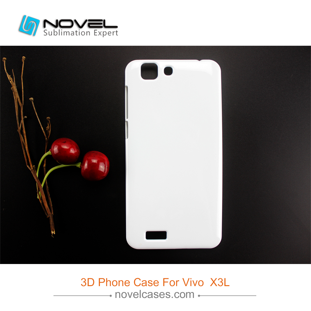 For Vivo  X3L Plastic 3D Sublimation Blank Phone Cover