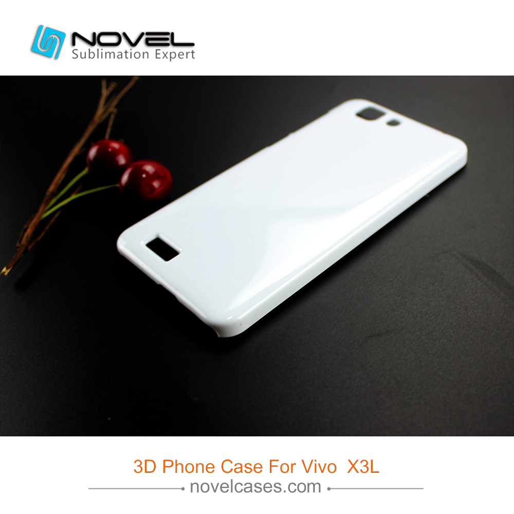 For Vivo  X3L Plastic 3D Sublimation Blank Phone Cover