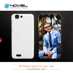 For Vivo  X3L Plastic 3D Sublimation Blank Phone Cover