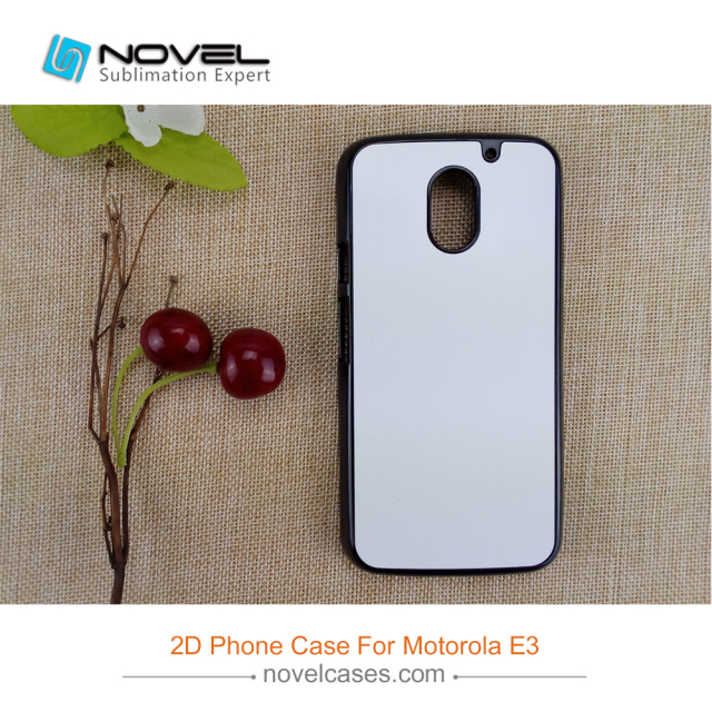 Sublimation 2D Plastic Mobile Phone Cover For Moto E3