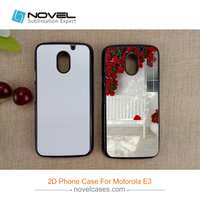Sublimation 2D Plastic Mobile Phone Cover For Moto E3