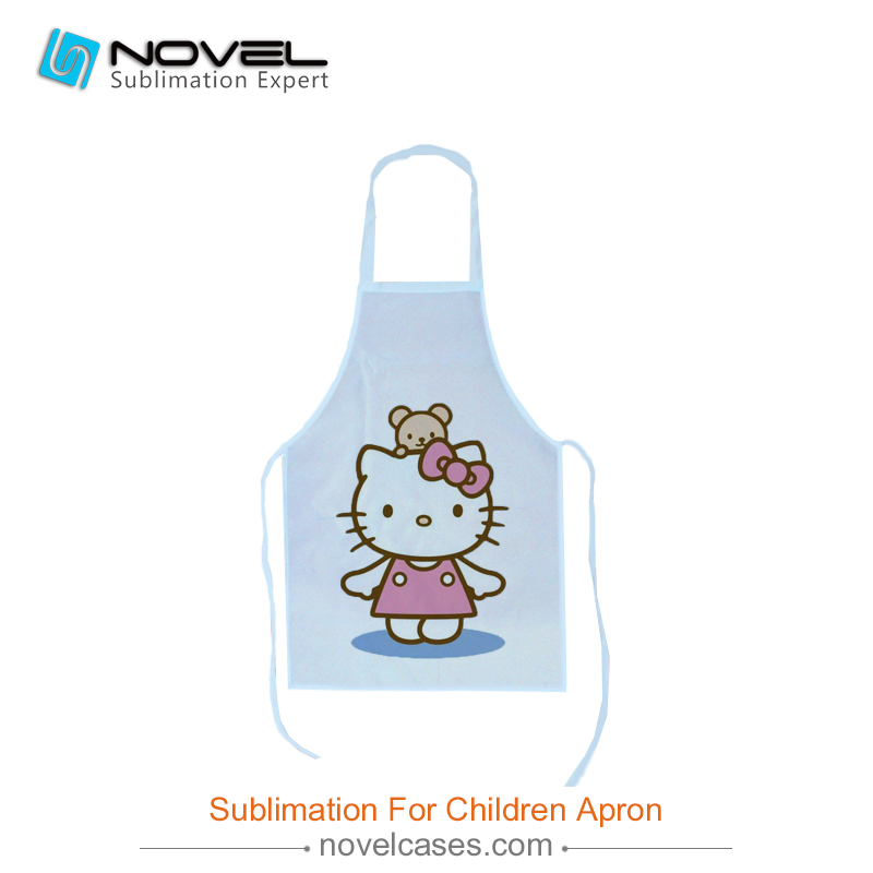 DIY Sublimation Blank 100% Polyester Apron For Children