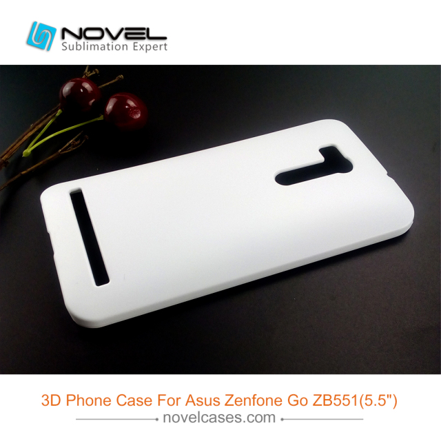 DIY 3D Plastic Sublimation Blank Phone Cover For Asus ZenFone Go ZB551 5.5&quot;