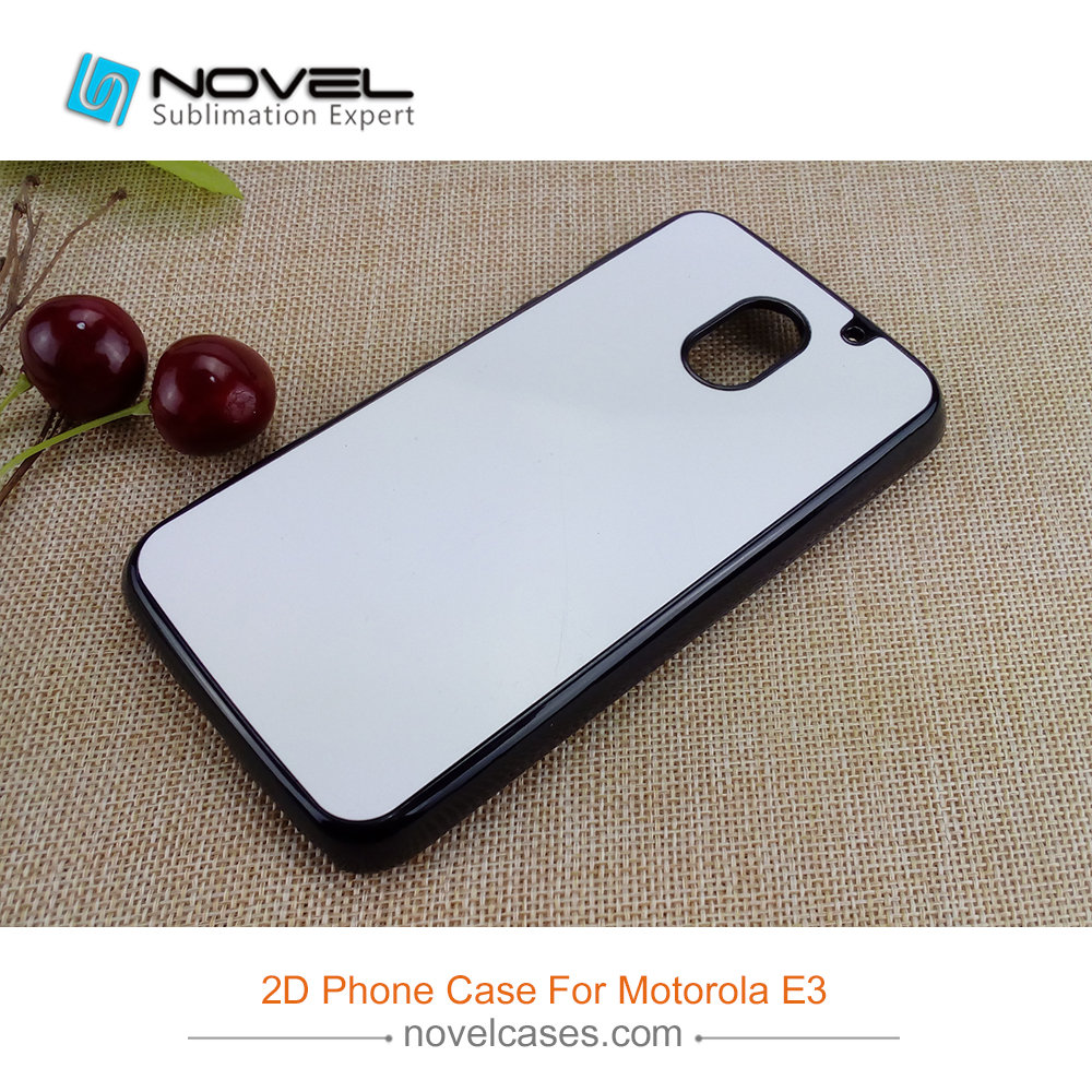 Sublimation 2D Plastic Mobile Phone Cover For Moto E3